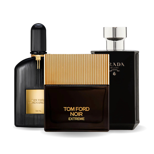 Zestaw 3 perfumy BLACK ORCHID, NOIR EXTREME, PRADA INTENSE 100ml